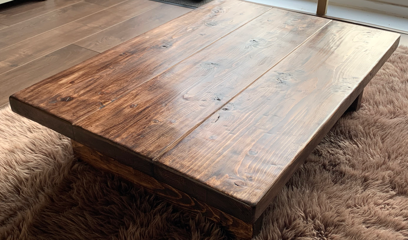 Rustic coffee table - Image 3