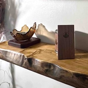 Live Edge Effect Floating Shelf