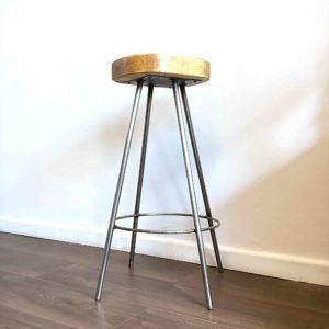 solid wood top stool