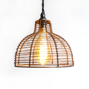 Copper Wire Bell Cage Shade