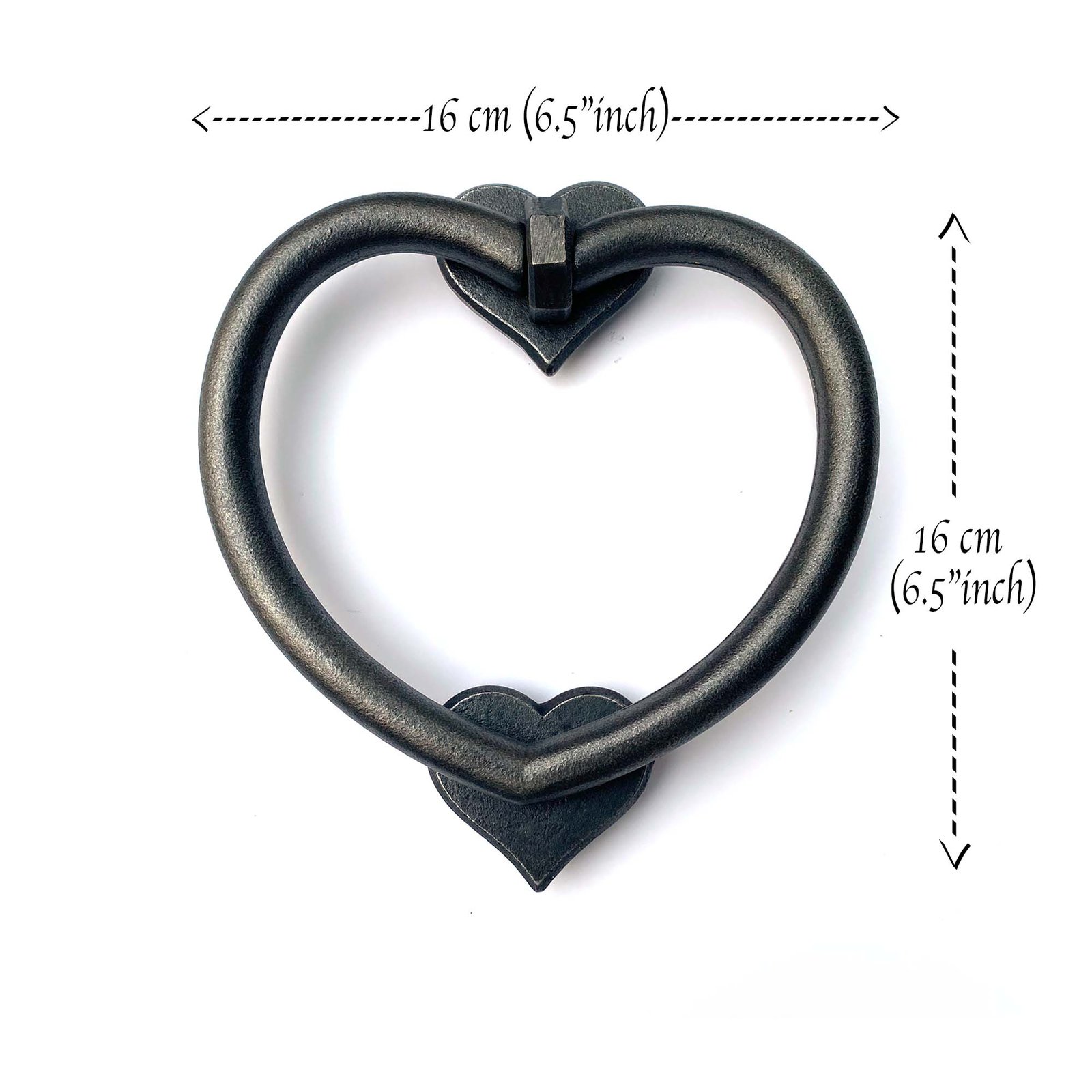 Iron Heart Door Knocker - Image 3