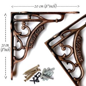 Ant Copper SINGER CORP  heavy-duty Shelf bracket