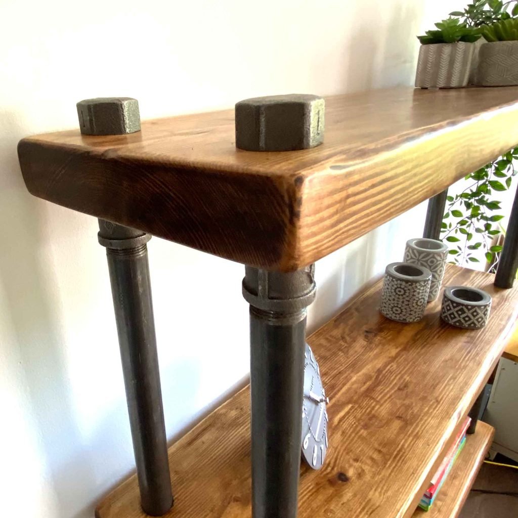 Industrial shelving unit made to order