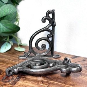 small heavy duty scroll shelf brackets